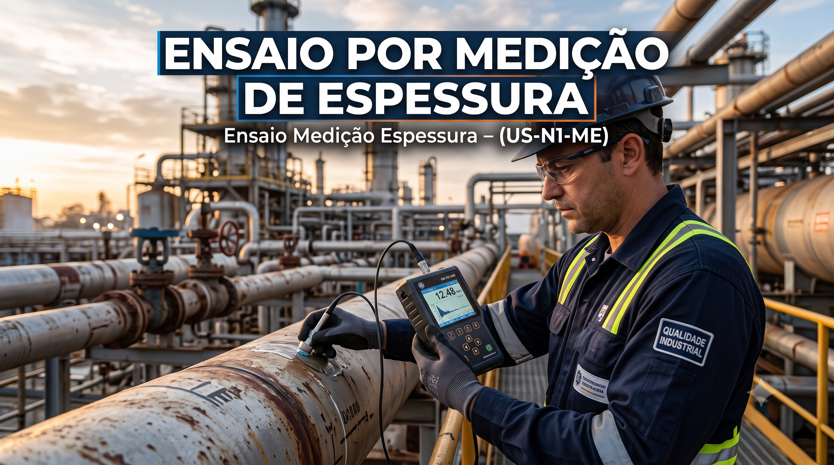 Ensaio por Medição de Espessura - US-N1-ME
